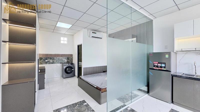 Khai trương 1pn ban công new 100% có máy giặt riêng + 2 thang máy ngay chợ bà chiểu - ngã tư phú nhuận - phố ẩm thực phan xích long 