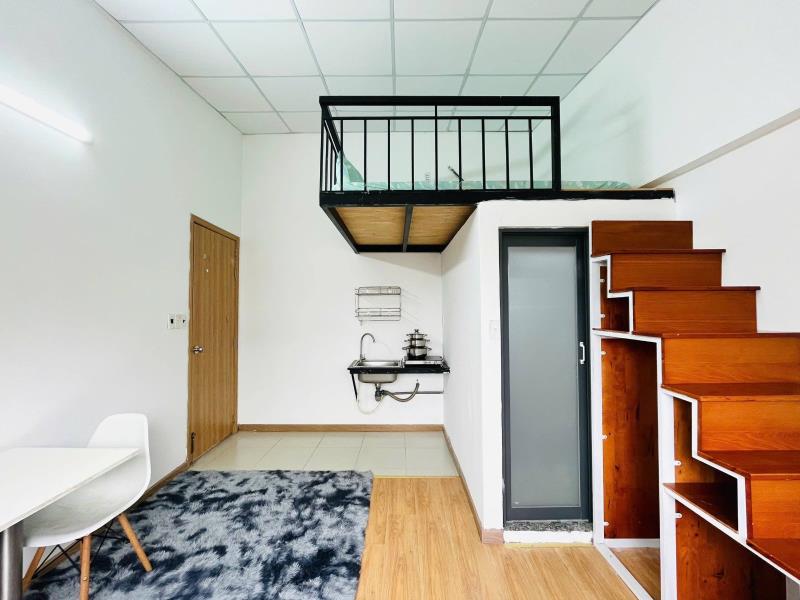 Phòng gác lửng full nội thất mới tại nơ trang long ngay học viện cán bộ - Ảnh 4