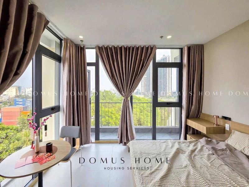 Studio 2 mặt ban công view sông | full nội thất mới tinh | siêu đẹp, thoáng sạch | không gian ngập ánh sáng | căn hộ cao cấp