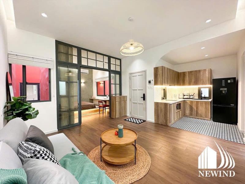 Cho thuê căn hộ phòng ngủ tách bếp gần chợ bà chiểu tiện đi phan đăng lưu, nơ trang long và q1, q3, phú nhuận