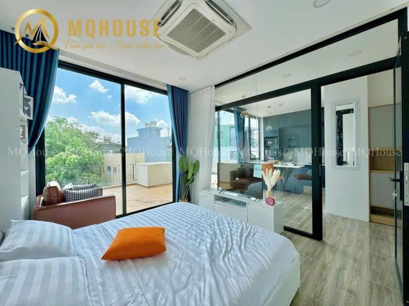 Cho thuê căn hộ 1pn penhouse cao cấp tân bình gần nhà ga t3-tiện di chuyển qua aeon-gò vấp - Ảnh 3