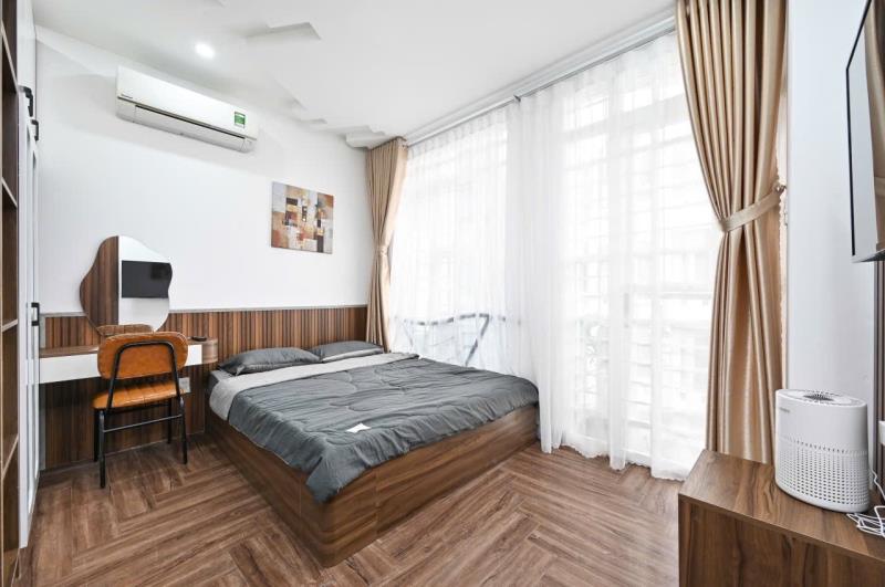 Cho thuê căn hộ 1 phòng ngủ full nội thất trên đường đặng thuỳ trâm tiện đi chợ bà chiểu, lê quang định, phan đăng lưu, q1, q3, phú nhuận - Ảnh 4