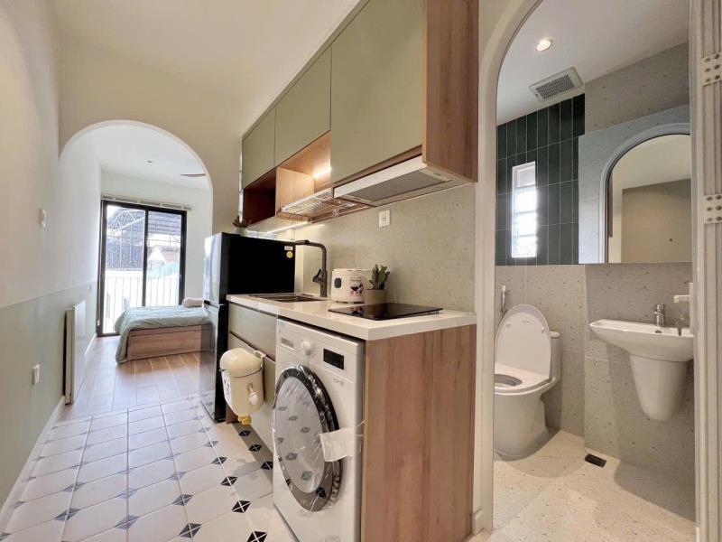Thuê ngay căn hộ ban công - tách bếp 40m2 full nội thất hiện đại - an ninh cao thuận tiện di chuyển - Ảnh 3
