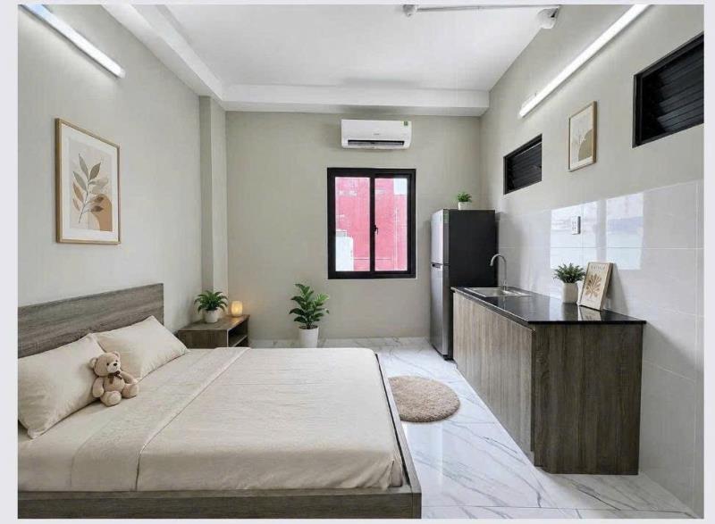 Cho thuê phòng bình thạnh, full nội thất, thoáng mát, ban công riêng, gần điện biên phủ, hàng xanh, hutech, uef, gtvt,..