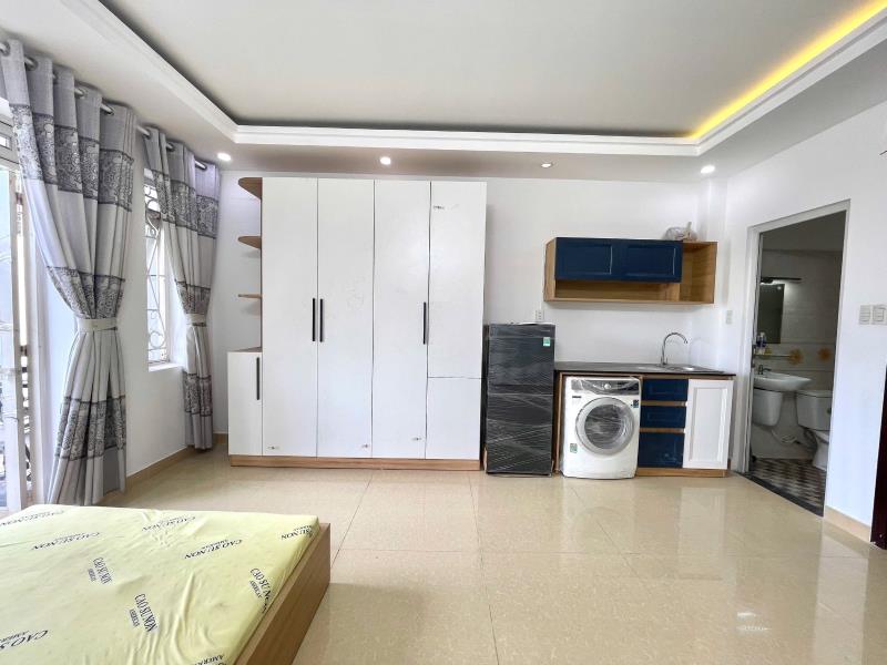 Cho thuê phòng siêu rộng 50m², ban công, máy giặt riêng – phan văn trị, bình thạnh | gần vlu, iuh - Ảnh 3