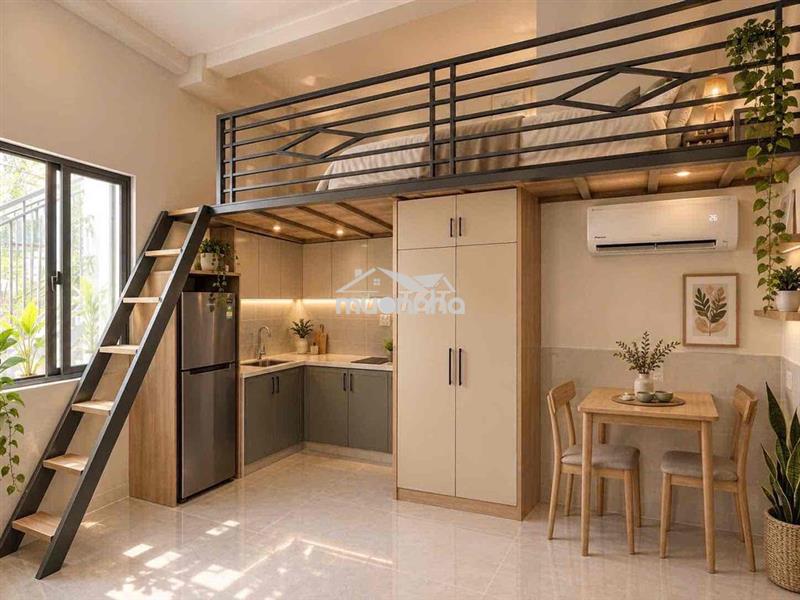 Khai trương căn hộ có gác mới 100% 500m tới vhu tân bình
