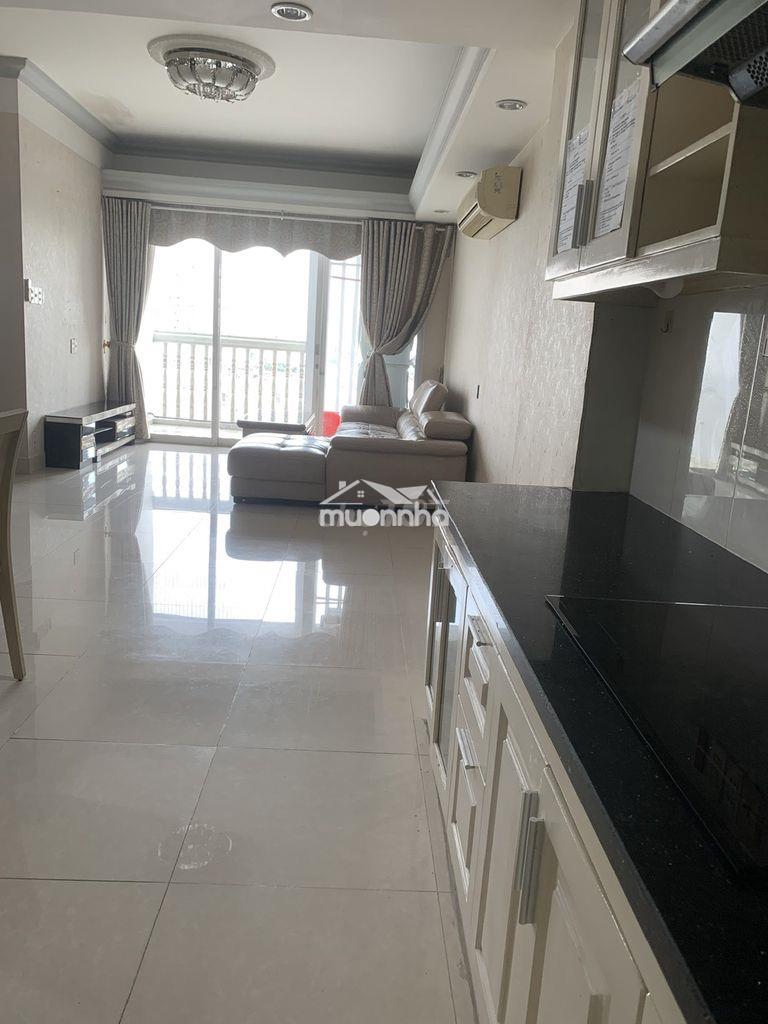Cho thuê căn hộ tầng cao 92m2 có máy giặt, máy sấy chung cư homyland 1 - 3