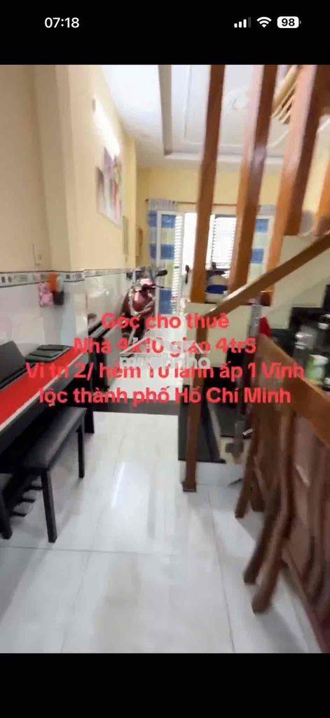 Cho thuê nhà lầu suốt ngay chợ lê thị ngay ấp 1 vla nước sạch giá rẻ - Ảnh 3