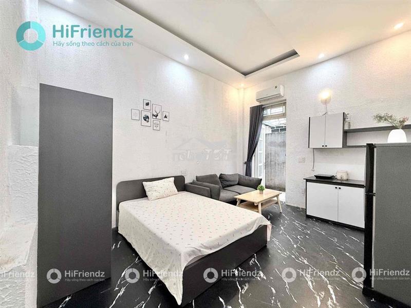 Cho thuê căn hộ tầng trệt full nội thất kế bên công viên gia định