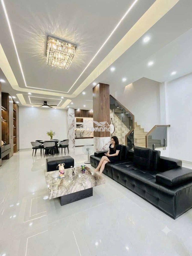 Nhà mới ngan lớn 7x12m - 4pn - hẻm 8m thông - 7 tỷ 800tr tl - 3