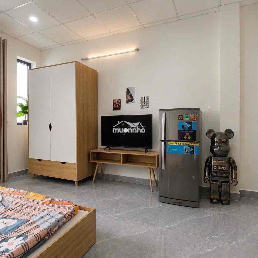 Studio ban công full nội thất cao cấp - máy giặt riêng siêu đẹp gần q5 - Ảnh 4