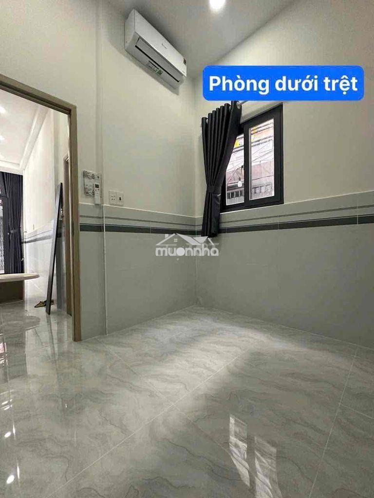Nhà xây mới có p ngủ tầng trệt tặng full nội thất cầu chữ y p8 q8