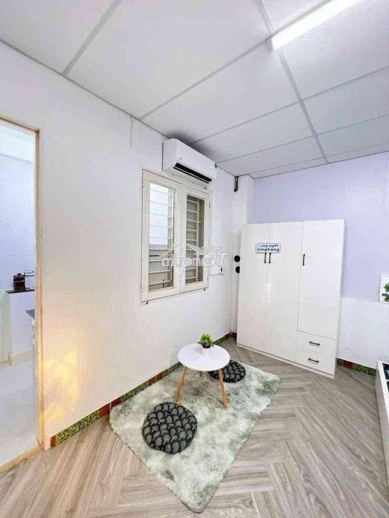Phòng chdv full nội thất chia 2pn riêng biệt có bếp nấu ăn