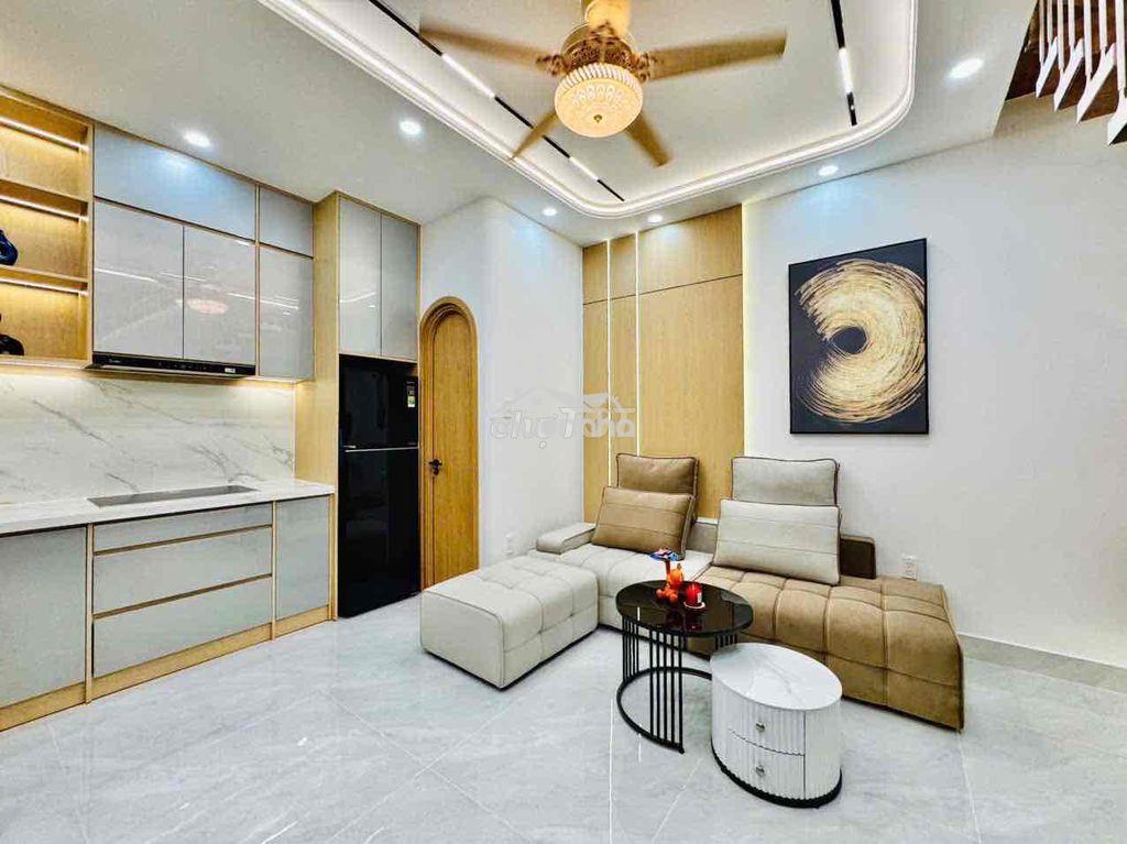 Bán nhà 3 tầng hẻm vạn kiếp bình thạnh 2pn full nội thất - Ảnh 3
