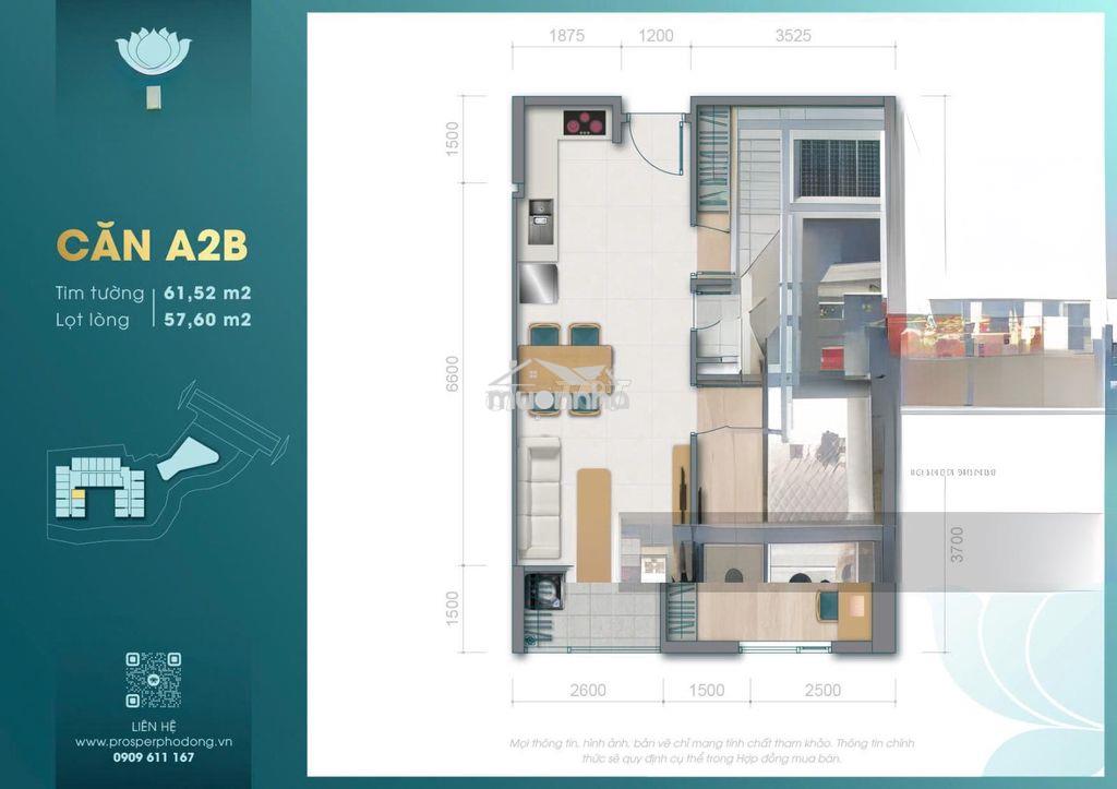 Bán căn hộ thủ đức 52m2 giá rẻ - Ảnh 4
