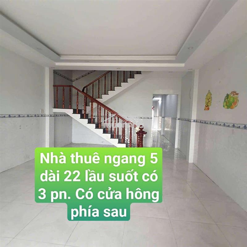 Nhà thuê 5_22 lầu suốt có 3pn đường 6d ấp 6 vĩnh lộc b bình chánh
