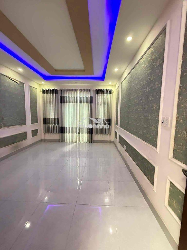Cho thuê nhà mới đẹp dt 200m2 1trệt 1lửng 2lầu 4pn 4wc hẻm xe tải - 4