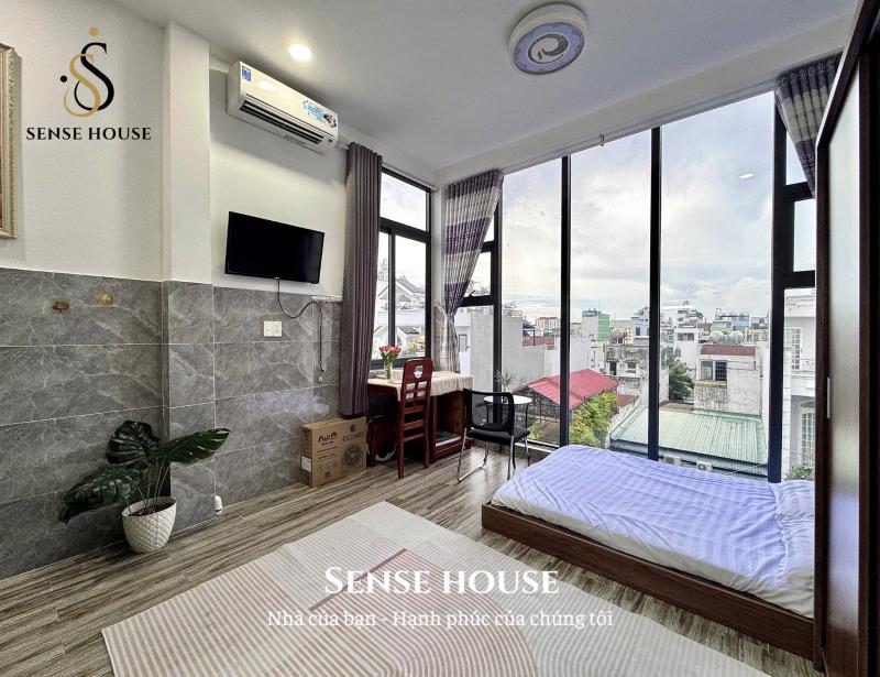 Studio view kính | ngay nguyễn sơn - wc hoang dã - full nội thất sẵn tivi, bếp điện từ  - Ảnh 2
