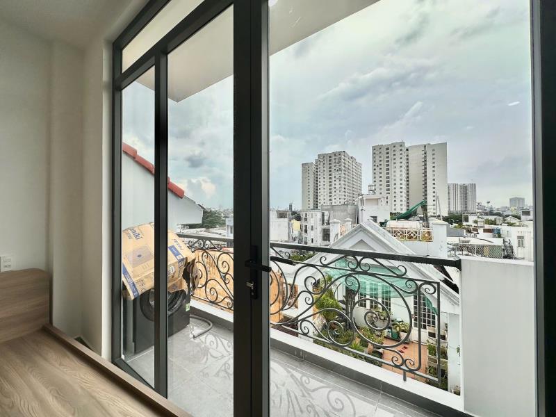 Cho thuê căn hộ studio - full nội thất - bancon to- nơ trang long - bình thạnh - Ảnh 4