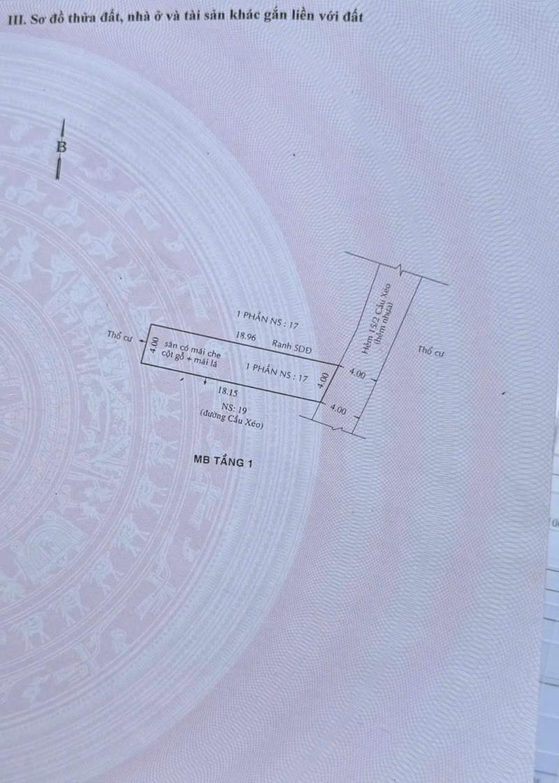 Bán đất trống 2/2 hà thị đát, 4x19m, giá 6,75 tỷ thương lượng - Ảnh 3