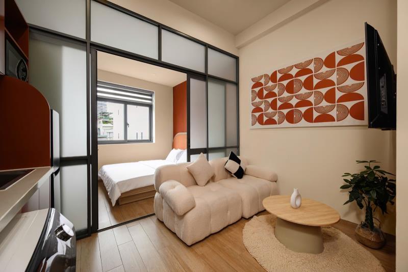 Căn hộ 1 phòng ngủ riêng biệt cửa sổ thoáng full nội thất đường xô viết nghệ tĩnh quận bình thạnh, sát q1, ngã tư hàng xanh - Ảnh 4