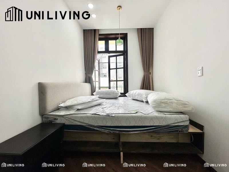 Căn hộ 1 phòng ngủ full nt mới 100% - bancol view đẹp - thang máy - Ảnh 4