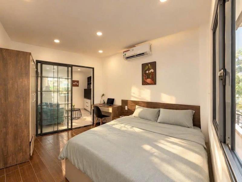 Cho thuê căn hộ 1pn có ban công dài, view thoáng, máy giặt riêng – phan đăng lưu, phú nhuận gần phan xích long, q1, q3 - Ảnh 2