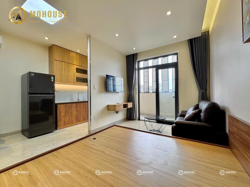 Cc mini studio ban công tone gỗ cực đẹp gần chợ tân bình giáp q10 - Ảnh 4