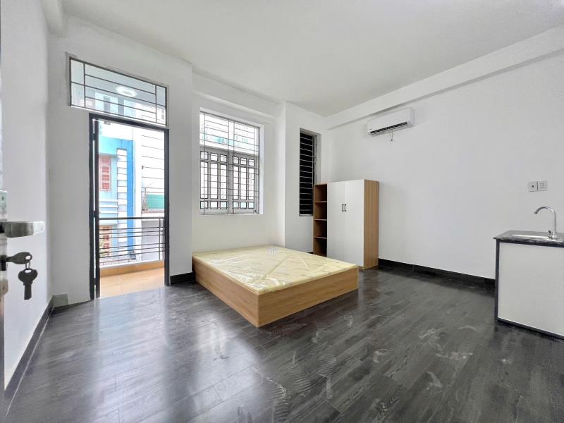 Khai trương studio - bancol siu thoáng. full nội thất mới keng, ngay nguyễn văn khối
