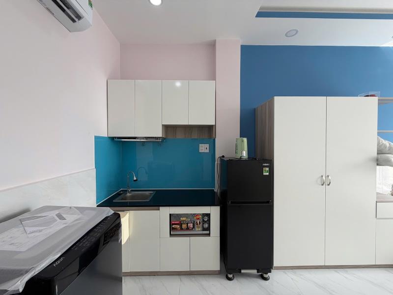 Cho thuê căn hộ bình thạnh, full nội thất, cửa sổ lớn, thoáng mát, gần phan đăng lưu, chợ bà chiểu, phú nhuận, quận 1 - 0982174372 - Ảnh 2