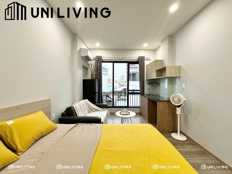 Cho thuê căn hộ ban công full nội thất mới xây ngay cầu thị nghè