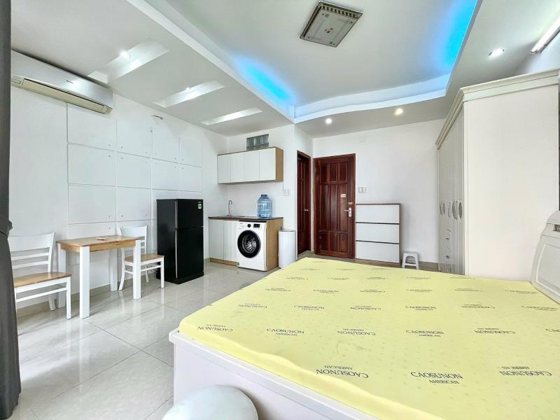 Cho thuê căn hộ ban công_máy giặt riêng gần chợ bà chiểu giáp q1 full nội thất - Ảnh 3