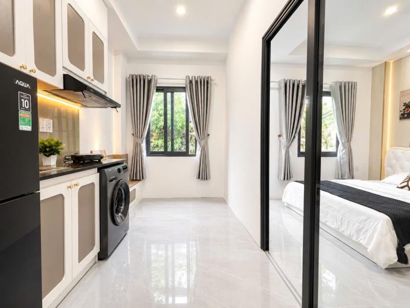 🏡 Căn hộ ban công full nội thất nguyễn xí, trung tâm bình thạnh – giá giảm còn 11.5 triệu/tháng, bồn tắm, 2 máy lạnh, bếp riêng, tiện nghi như ở nhà! - Ảnh 2