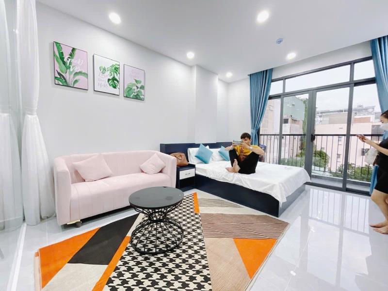 Căn hộ tách bếp full nội thất ban công lớn tháng mát lý chính thắng quận 3 gần chợ bến thành, hồ con rùa  - Ảnh 2