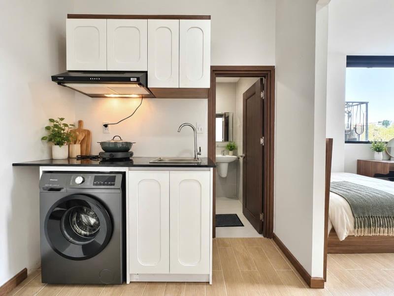 Căn hộ mới tinh 100%, ban công thoáng, máy giặt riêng tại lê đức thọ, gò vấp, giáp bình thạnh & sân bay