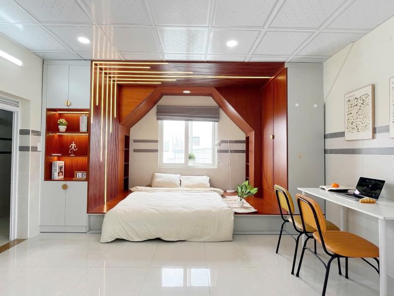Phòng siêu rộng máy giặt riêng, ban công ngay văn lang - đặng thuỳ trâm, bình thạnh - Ảnh 3