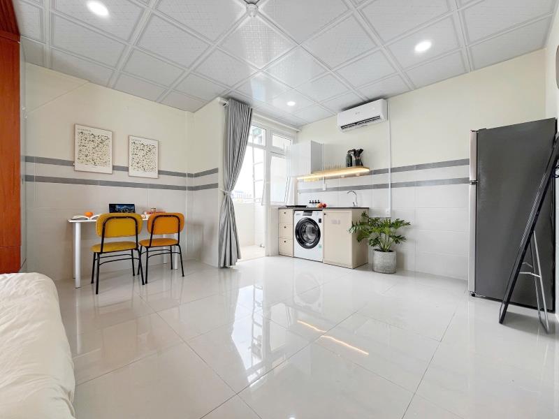 Phòng siêu rộng máy giặt riêng, ban công ngay văn lang - đặng thuỳ trâm, bình thạnh - Ảnh 4