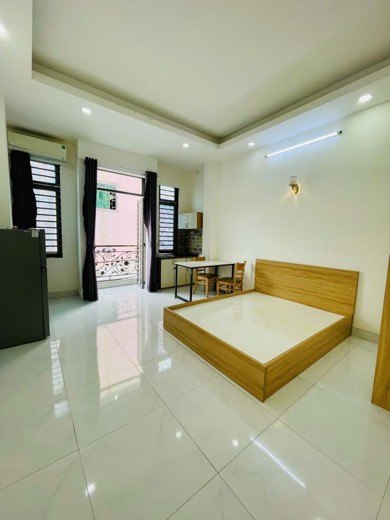 Cho thuê căn hộ studio quận 3 – ban công – full nội thất – nuôi thú cưng