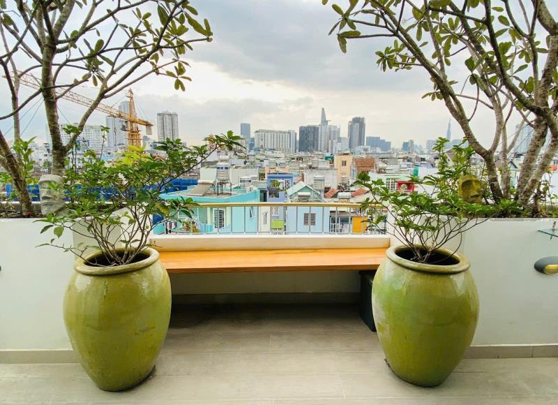 Gần cầu nguyễn văn cừ_ căn hộ 1pn quận 4_ toà nhà thang máy_ rộng 55m2_ban công lớn như resort - Ảnh 3