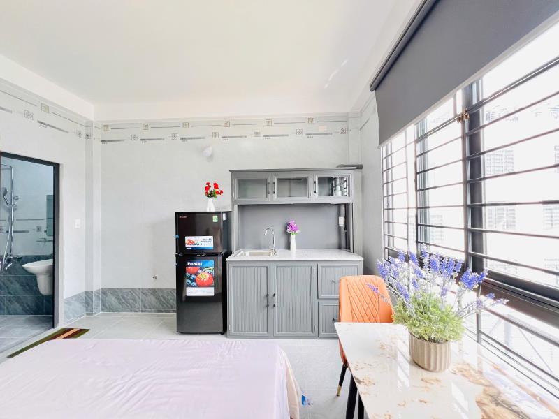 Căn họ cho thuê full nội thất, cửa sổ trời, thang máy, mới 100%, khu vực tân bình, gần đại học văn hiến, công thương, ở được 2-3 người - Ảnh 3