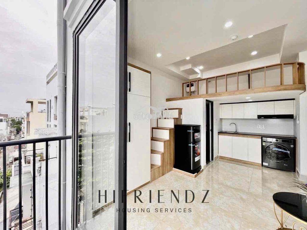Căn hộ duplex ban công đầy đủ nội thất máy giặt riêng ngã tư 4 xã - Ảnh 3