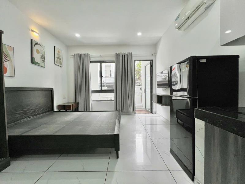 Cho thuê căn hộ 40m² có ban công | máy giặt riêng | ngay chợ bà chiểu – nguyễn văn đậu, bình thạnh