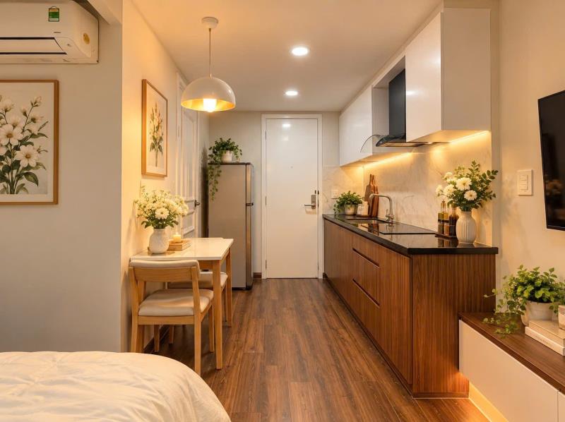 🔥 Căn hộ studio-1pn_35m2_full nội thất_ gần cầu thị nghè 1  - Ảnh 3