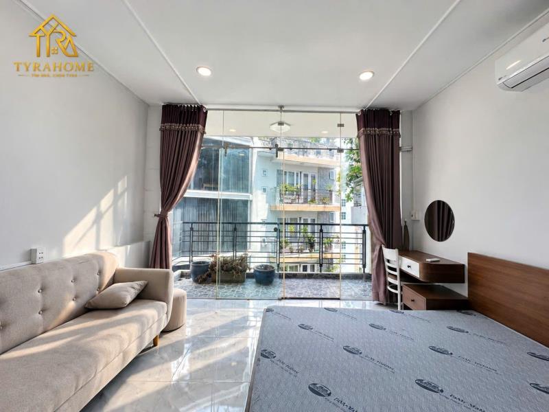🎉Cho thuê căn hộ 1pn full nội thất - ban công - phòng rộng rãi - máy giặt riêng - ngay khu ẩm thực phan xích long  