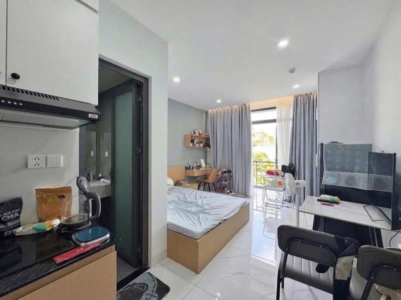Studio ban công full nội thất ngay lotte mart gv