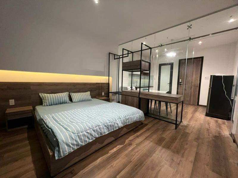 Cho thuê căn hộ 1pn full nội thất máy giặc riêng cô giang quận 1 gần chợ bến thành