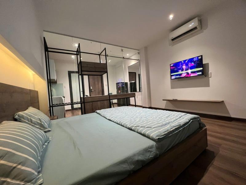 Cho thuê căn hộ 1pn full nội thất máy giặc riêng cô giang quận 1 gần chợ bến thành - Ảnh 2