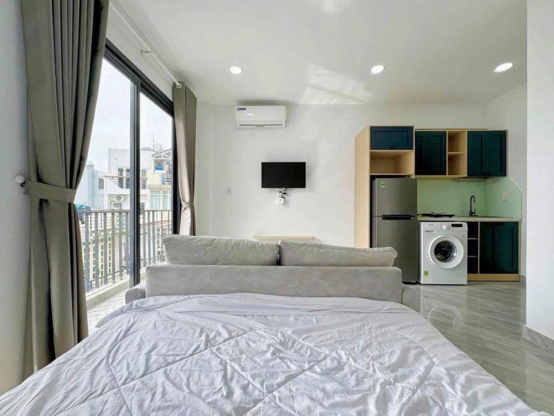 Căn hộ ban công tách bếp full nội thất quận 1 đường nguyễn thị minh khai - Ảnh 2