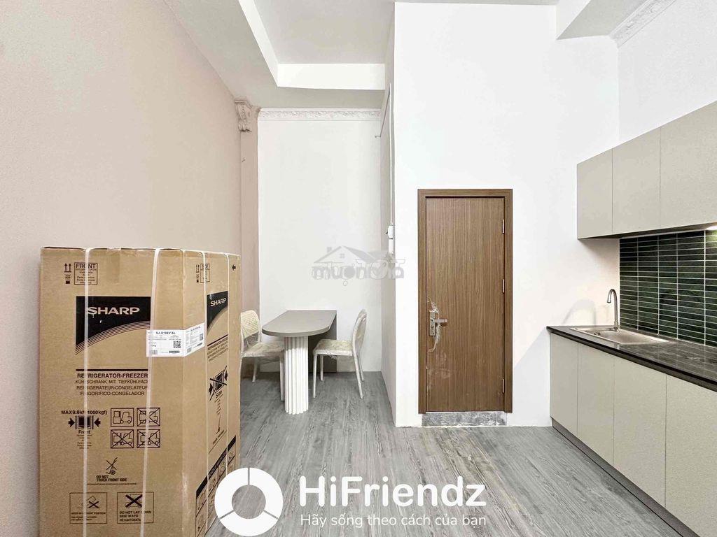 Căn hộ 1 phòng ngủ mới xây full nội thất - ngay vòng xoay phú lâm - Ảnh 2