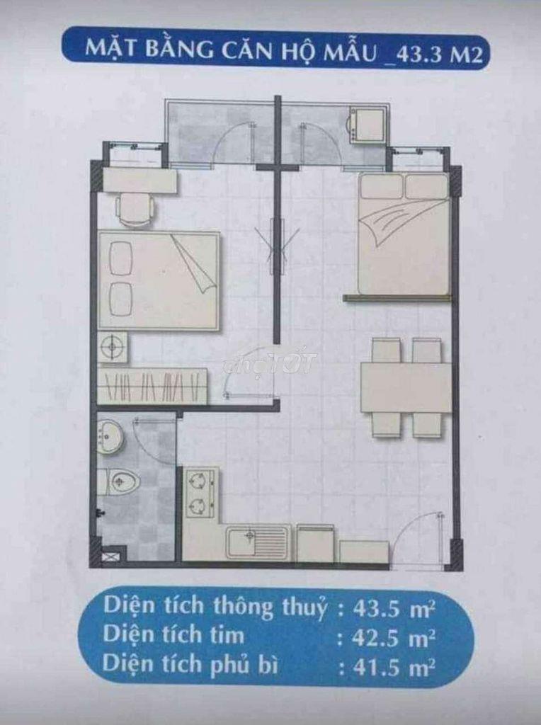 Căn hộ 43m2 chỉ từ 1tỷ120 ngay võ văn kiệt đi các quận tphcm - Ảnh 2
